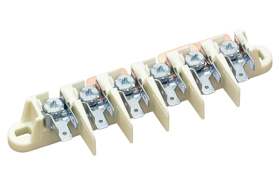 Flat terminal strip with partition wall | SFK - Electro Terminal